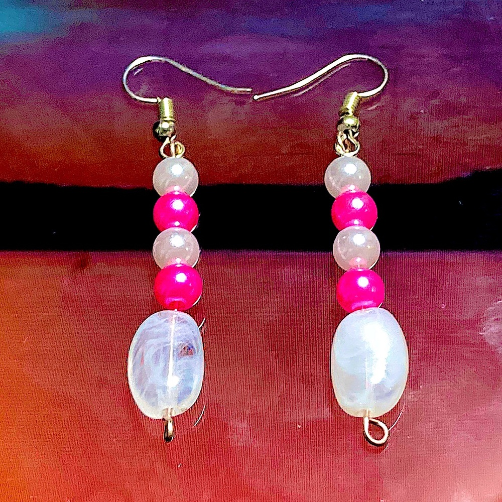 Delicate handmade earrings